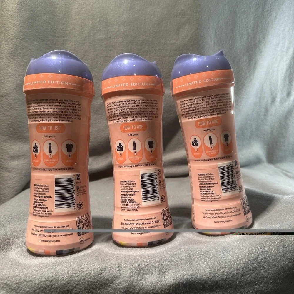 Downy Love In Paris Laundry Scent Beads Romantic Getaways Limited Edition.